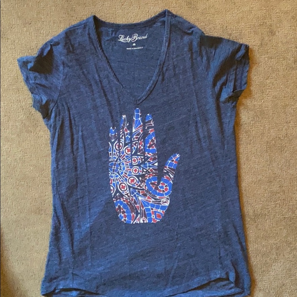 Lucky Brand palm tee
